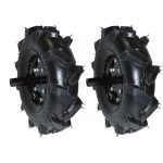 RODA PNEU 4.00-8 +EIXOS FIXOS 23mm C/RASTO (2) AGRICOLA