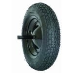 RODA CARRO MAO PNEU 3.50 - 8  4PR C/ EIXO 20mm
