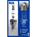 VELA BRISK HONDA GX100/GX31/GX22/WBCX U.E.
