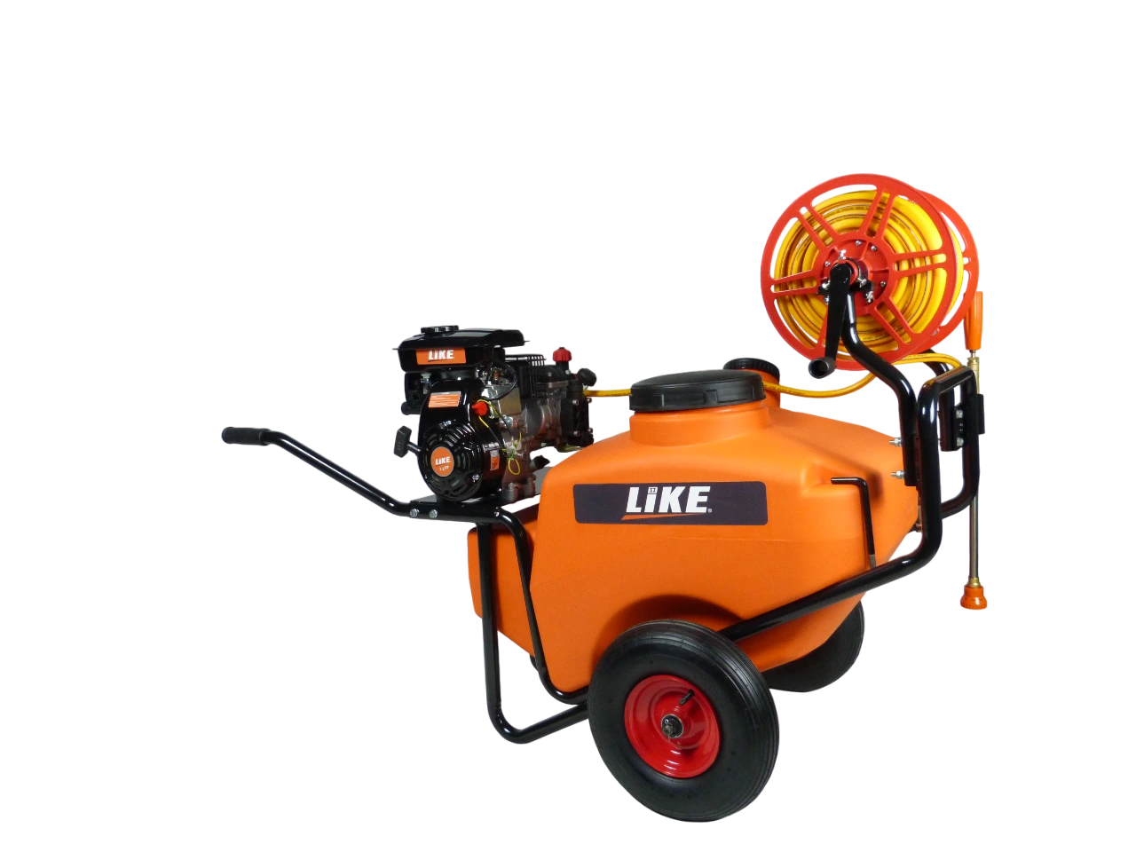 4159 PULVERIZADOR LIKE 100L MOTOR 4T 20BAR+ENROL 50mt+PISTOLA - Image 1